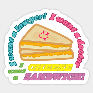 Cheese sandwich Sticker